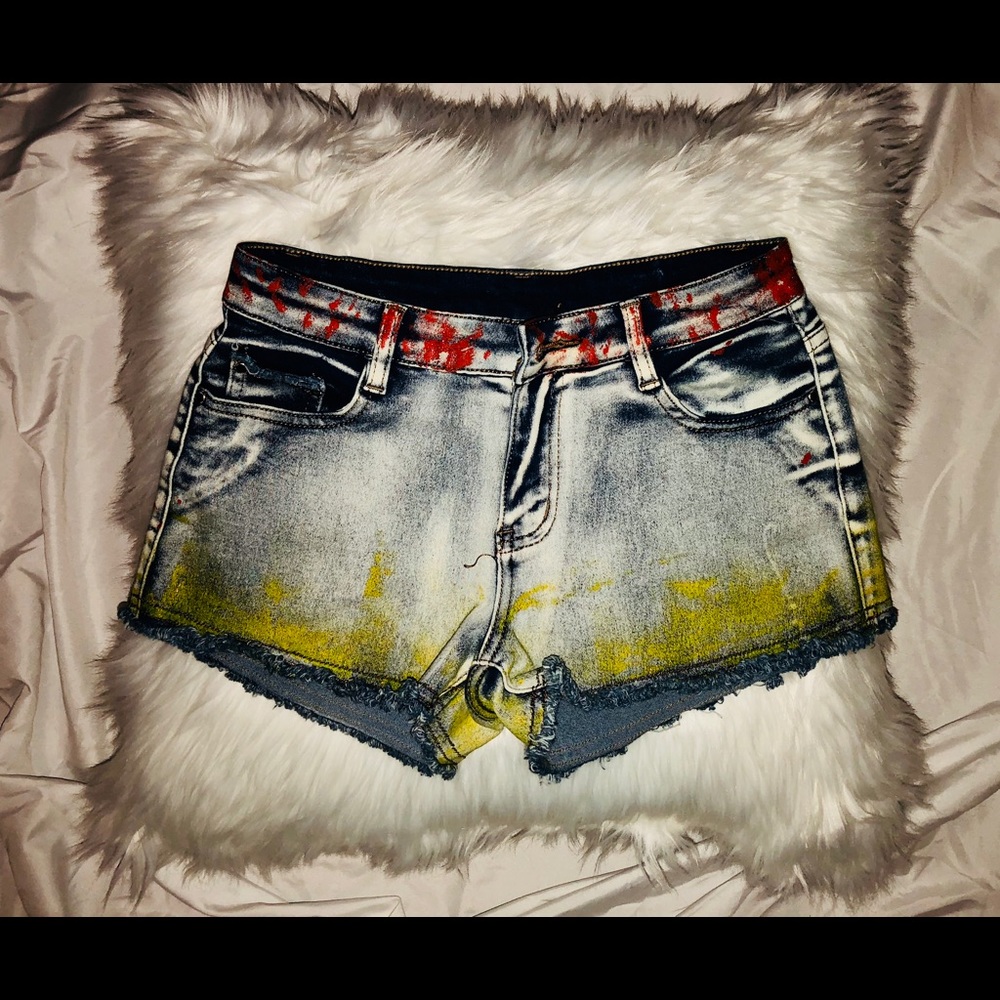 Stone washed shorts size 4 or small